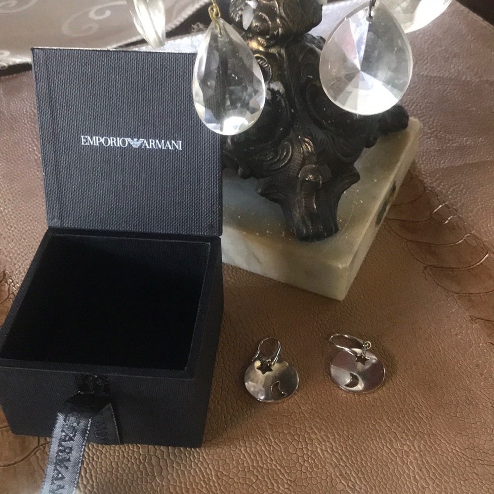 Emporio Armani Sterling Silver Earrings - Picture 5 of 7